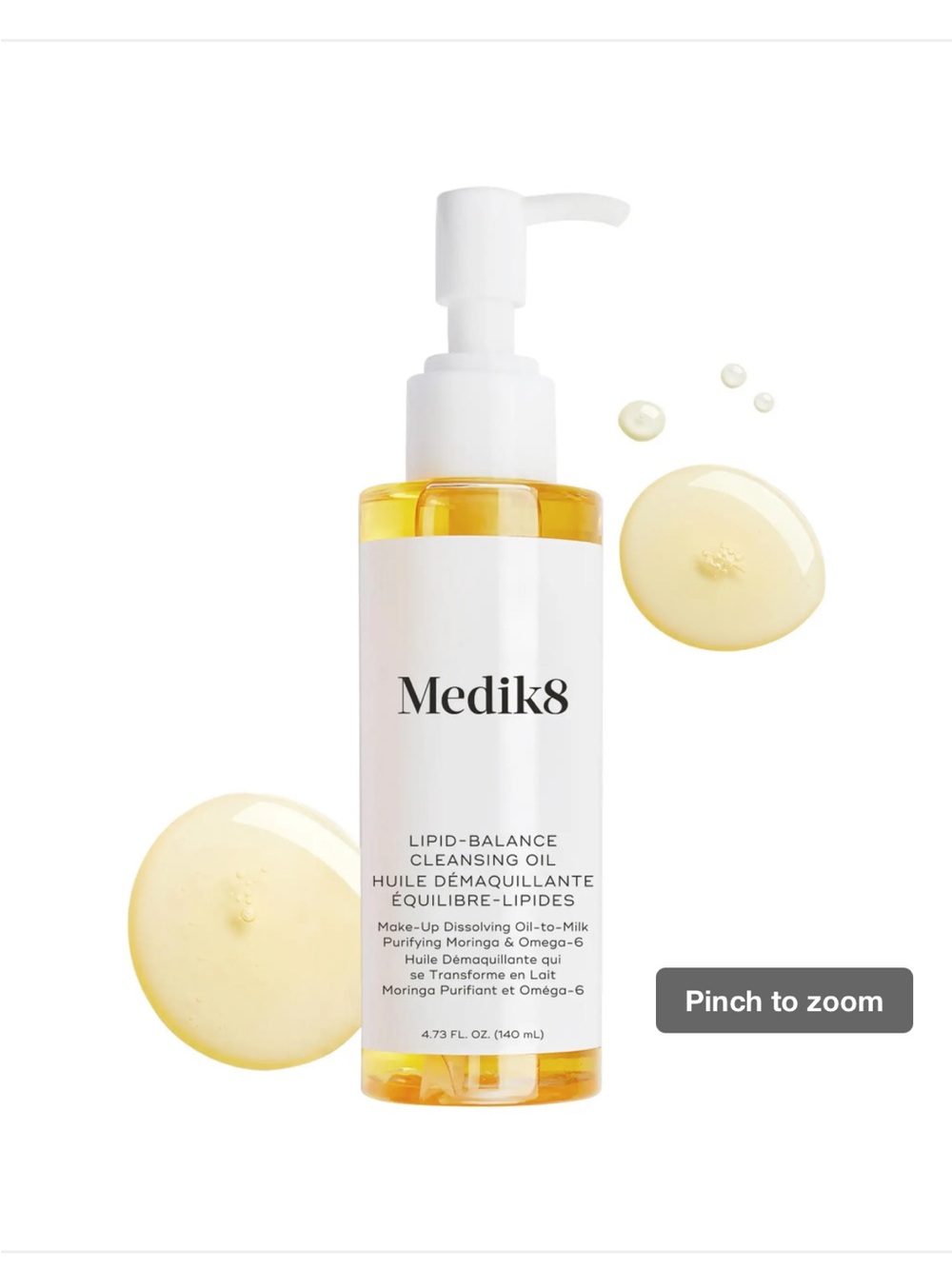 Medik8 Lipid-Balance Cleansing Oil — Cream/Yellow